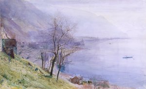 Au-dessus de Montreux - John William Inchbold